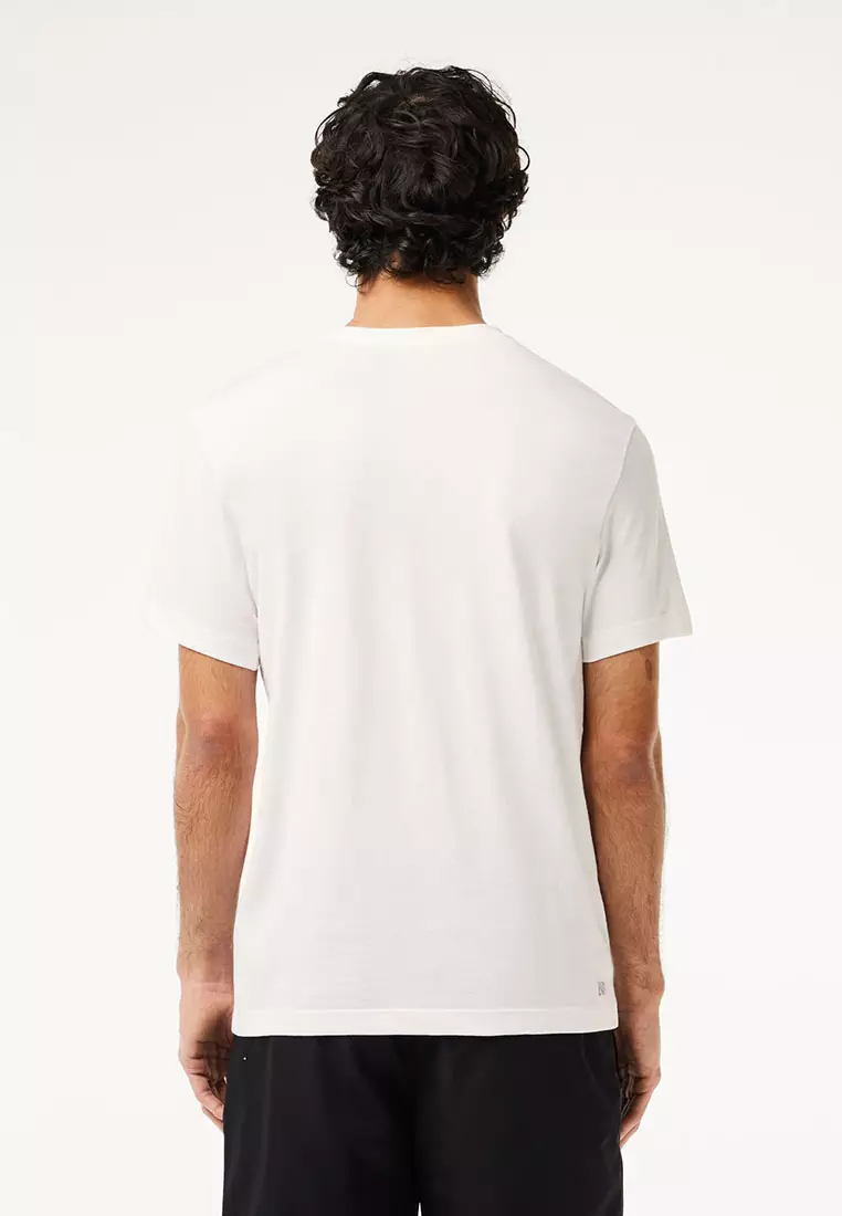 Men's Lacoste SPORT 3D Print Crocodile Breathable Jersey T-shirt