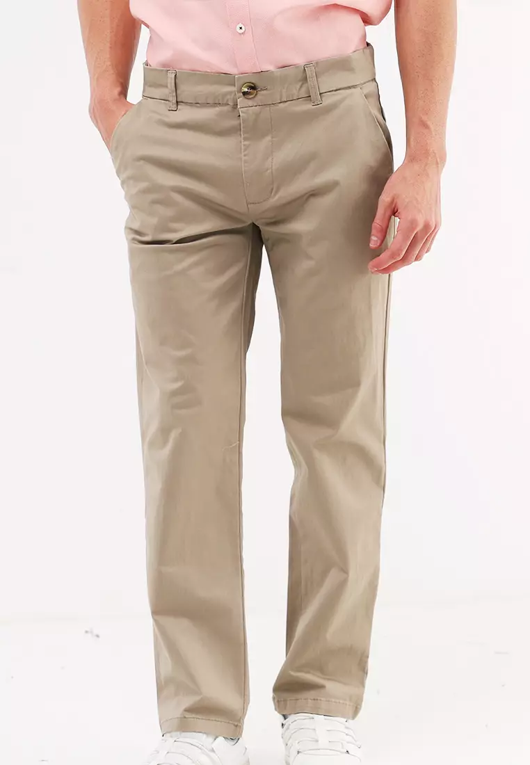 Regular Straight Chino Pants