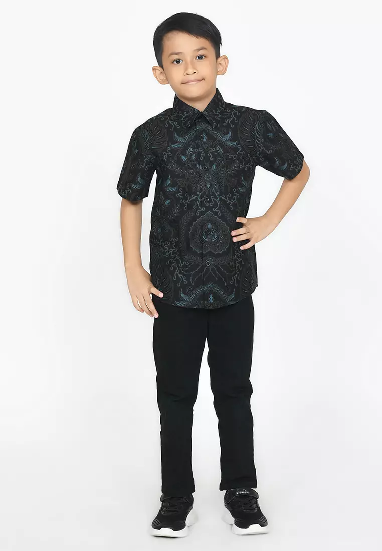 Hadinata Batik Kemeja Anak Surya Swati