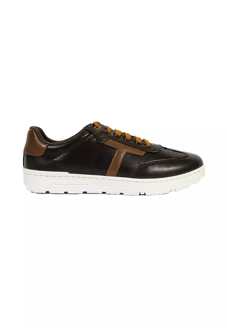Discount on Mario D' boro Runway  shoes - SKU: Men's Casual Sneakers Shoes MX 25405 Dark Brown C59