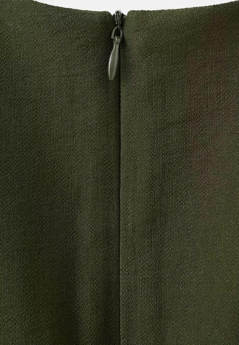 A-Line Dress With Godets