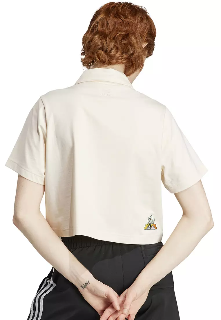 Jual ADIDAS cropped polo shirt Original 2023 | ZALORA Indonesia ®