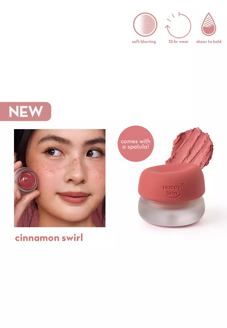 Mallow Pot + Blush Brush Duo  (Berry Fluff + Cinnamon Swirl)