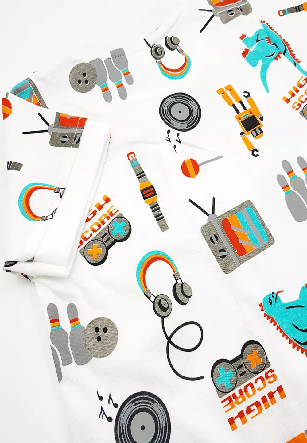 Wakakids Jumpsuit Bayi Anak Laki Laki Usia 1 Tahun Hingga 2 Tahun Jumper Baby Romper Motif Dino Music 3815