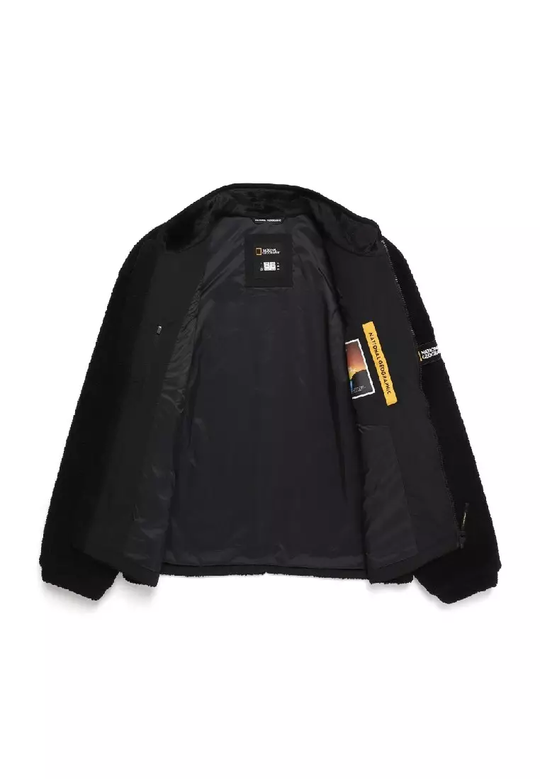 Unisex High Neck Fleece Jacket