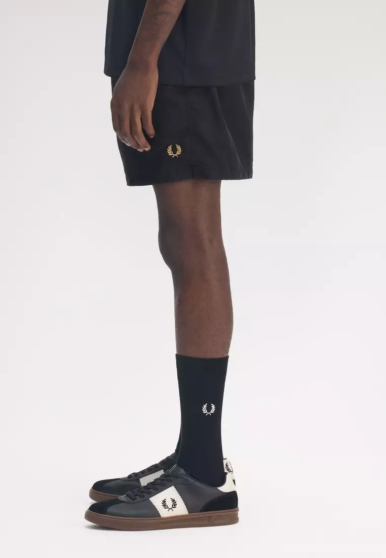 Fred Perry S9103 Taslan Tennis Shorts (Black)