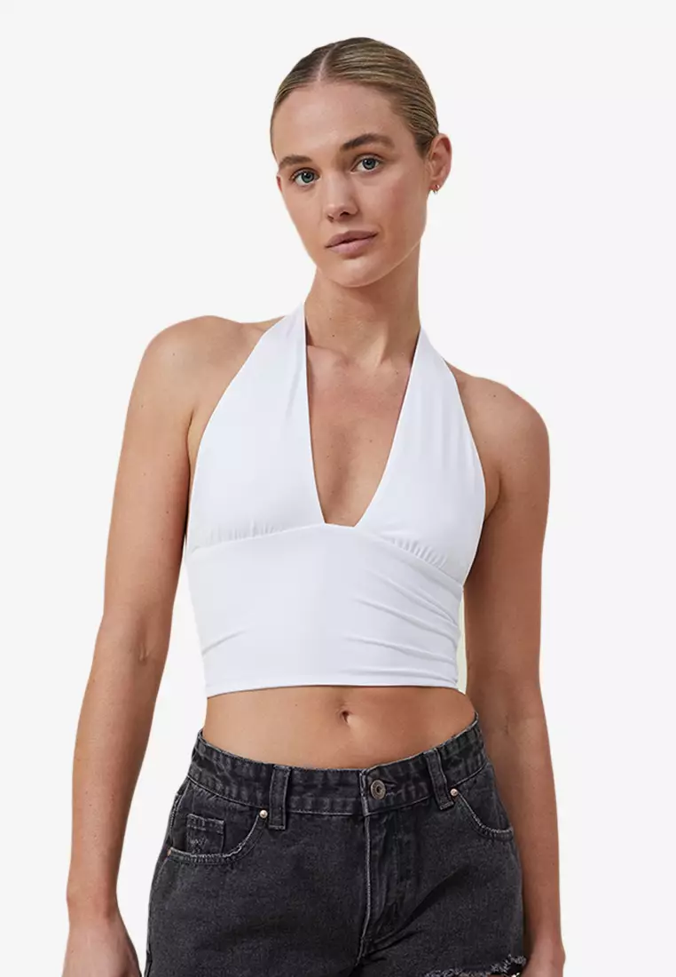 Cotton On Sculpted Halter Top 2024, Buy Cotton On Online