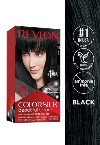 REVLON Colorsilk Beautiful Color Permanent Hair Color (Black) | ZALORA  Philippines