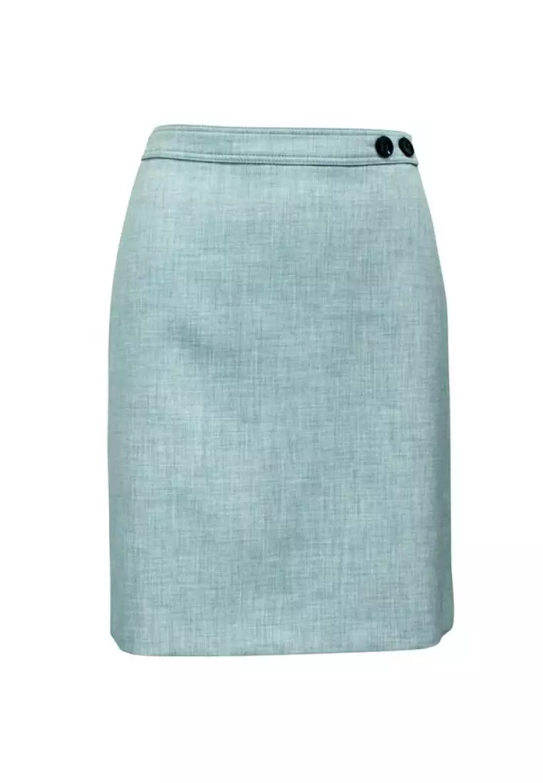 Grey skirt office top