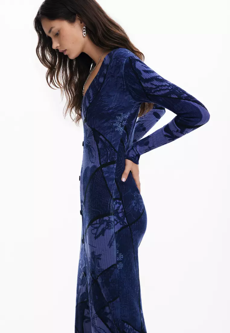 Desigual Woman Floral midi dress.