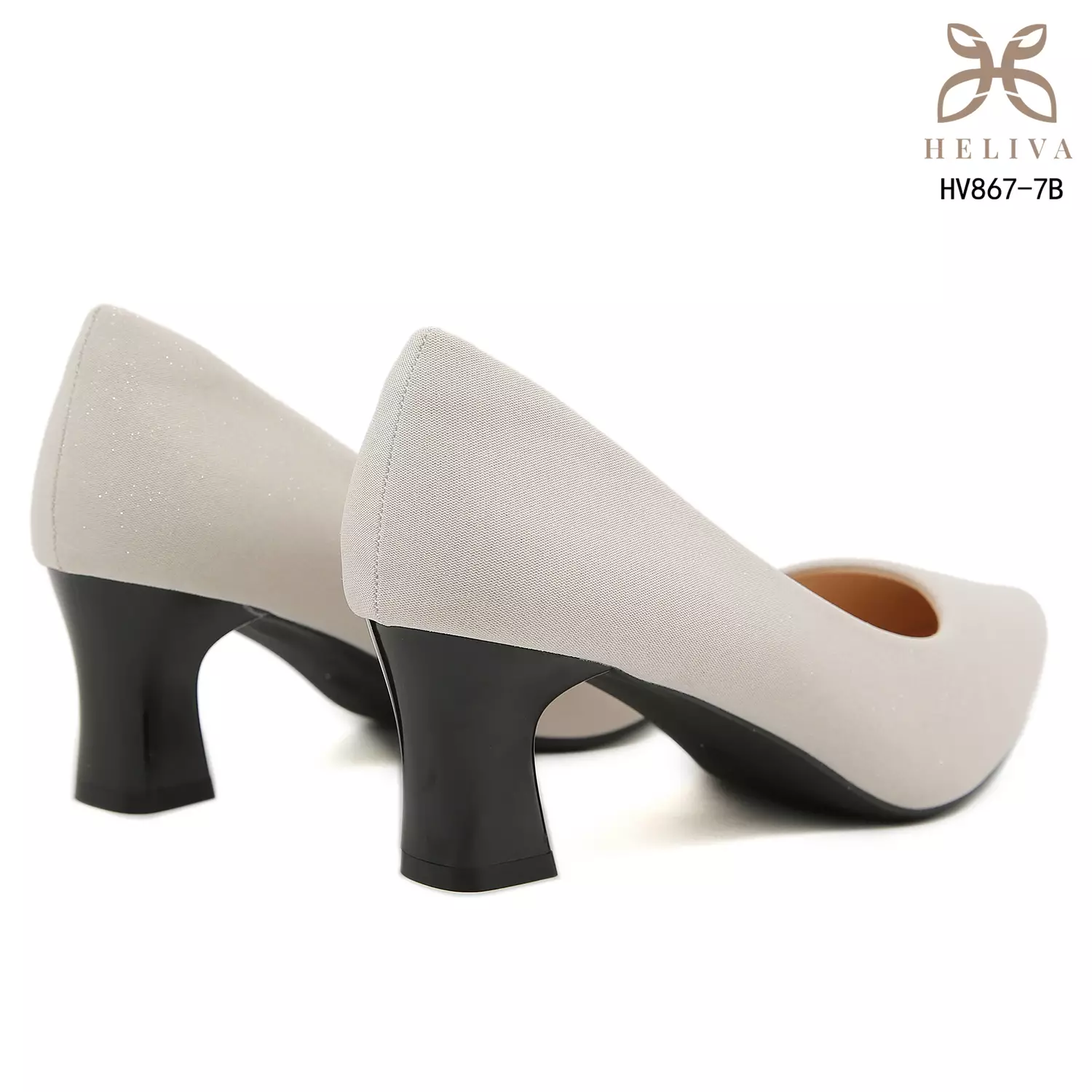 Heliva Lumina Subtle Sparkle Matte Heels 5.5cm HV867-7B