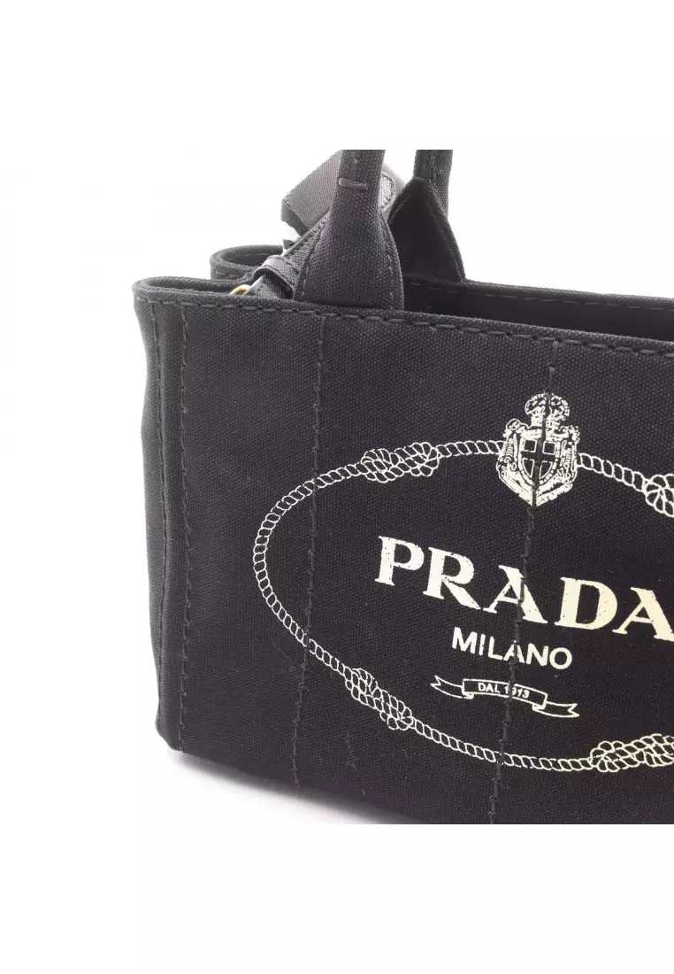 Prada Pre-Loved Prada CANAPA Canapa 2WAY Handbag tote bag canvas