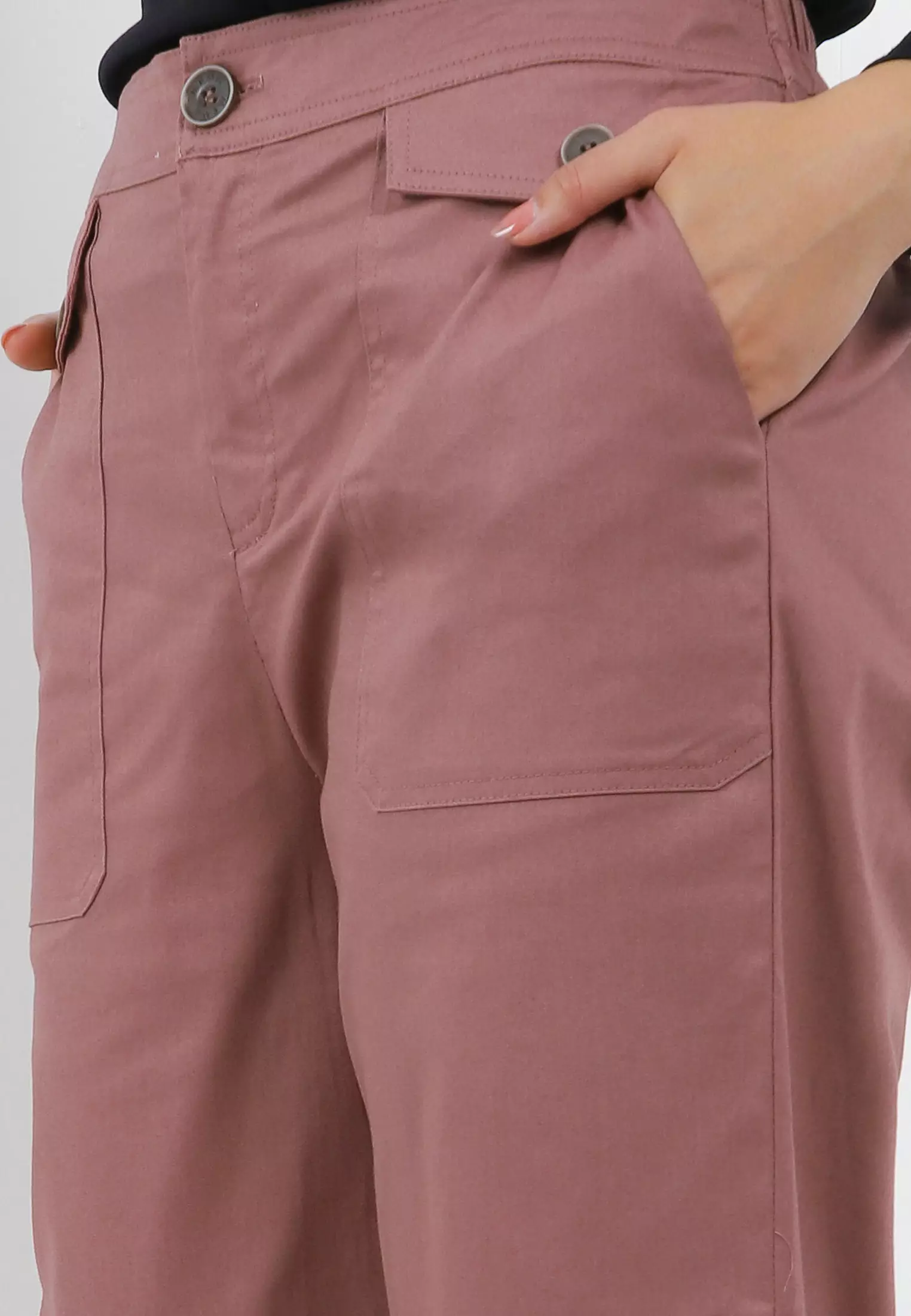 MFMW Kalee Celana Panjang Dusty Pink