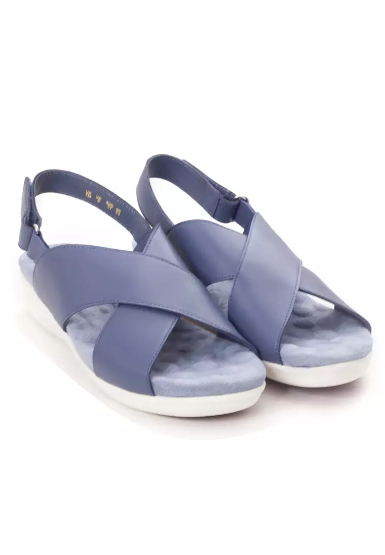 AMAZTEP Simple Leather Causal Comfy Sandals