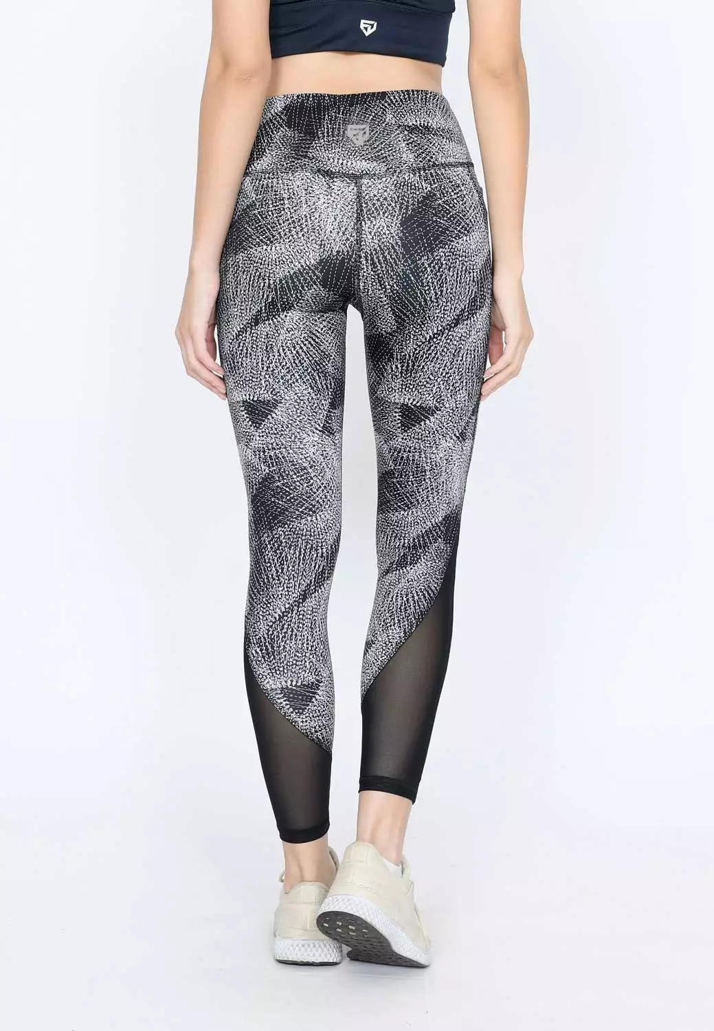 Fitwear - Amber Abstrak Sport Legging - BLACK SPARKS