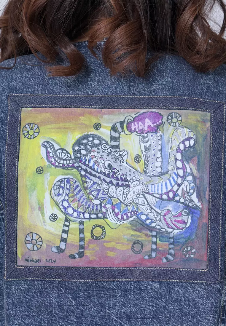 Triset Casual Pakaian Wanita Vest Denim - TJ600058934