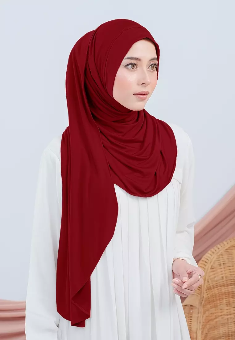 HIJAB INSTAN FAYZA - MAROON