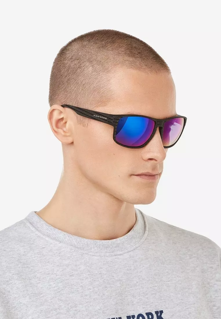 Faster Raw Carbon Fiber - Black Sky Sunglasses for Men and Women, Unisex. Official Product designed and Made in Spain