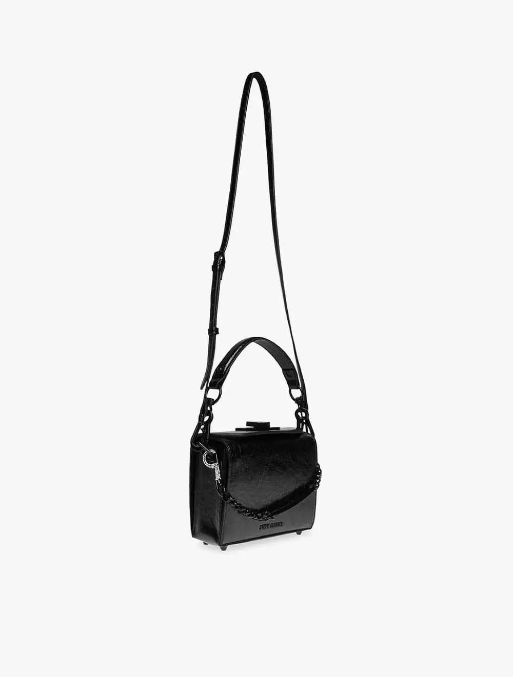 Steve madden black sling bag deals
