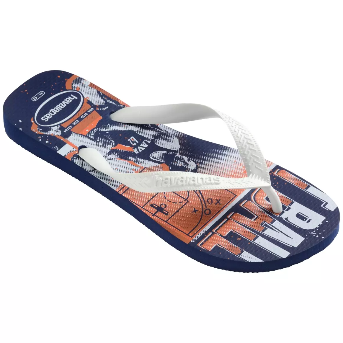 Havaianas 6359 Top Athletic Navy / White / White - Sandal Pria