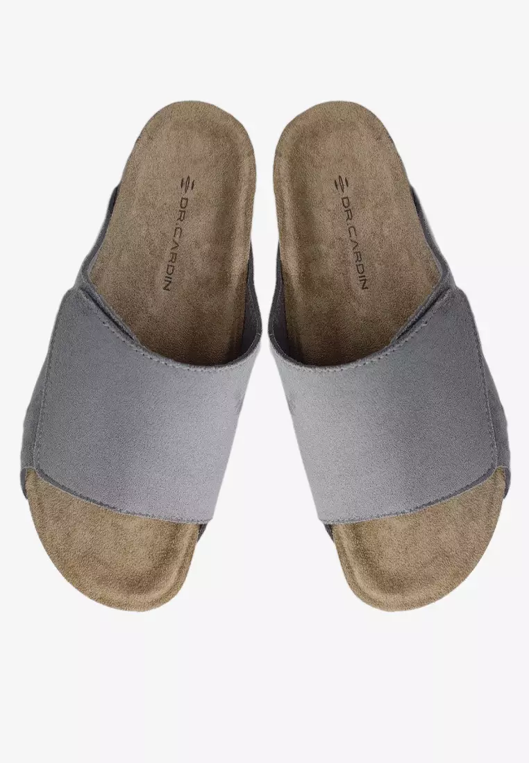 Dr. Cardin Men Cove Core Suede Comfort Sandals with Adjustable Strap D-SLB-8212