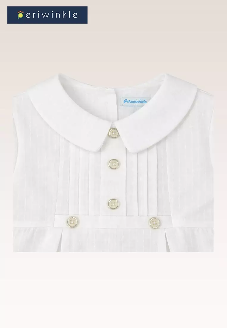 Ayden Baby Boys White Romper Christening Set