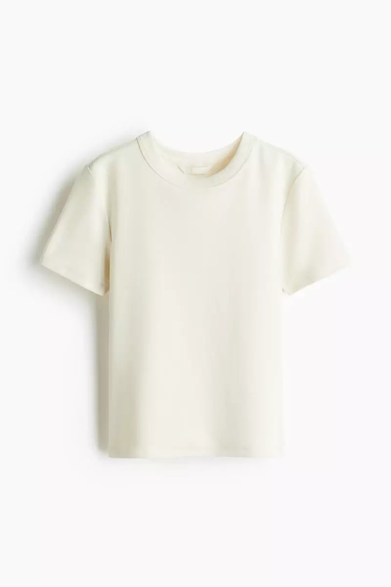 Fitted cotton T-shirt