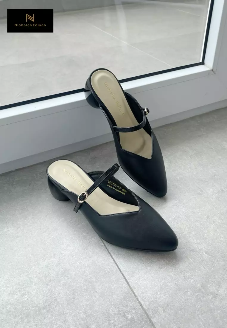 Nicholas Edison Heel Safea Black