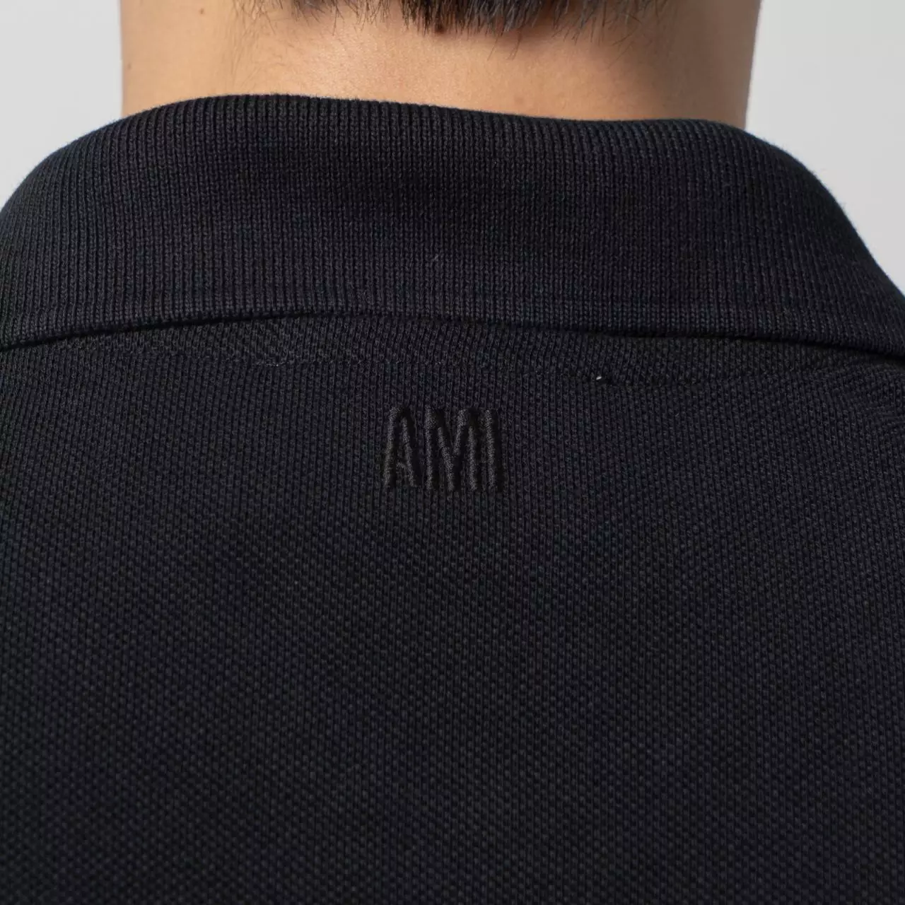 Red Ami De Coeur Polo Shirt Black
