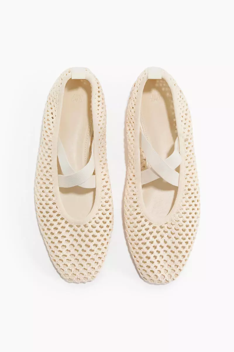 Braided ballet flats