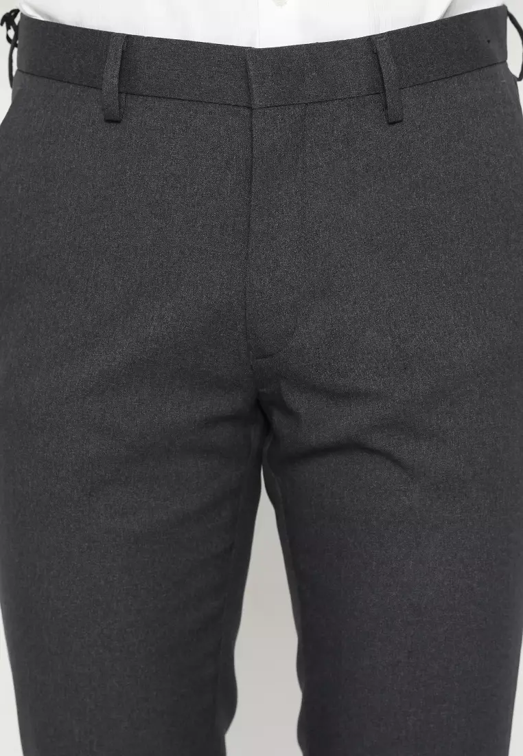 Jobb Bellwool-B Celana Panjang Pria Modern Slim Fit Dark Grey 2023