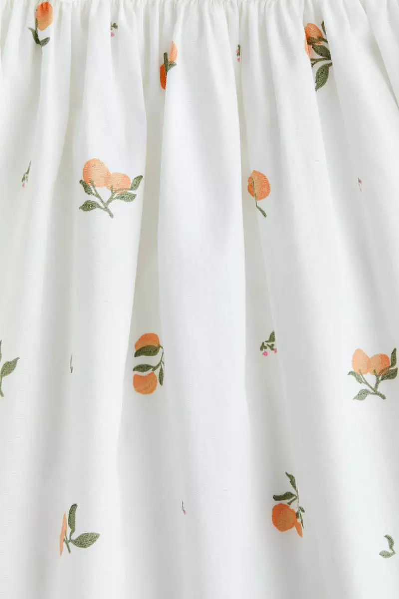 Printed cotton dress