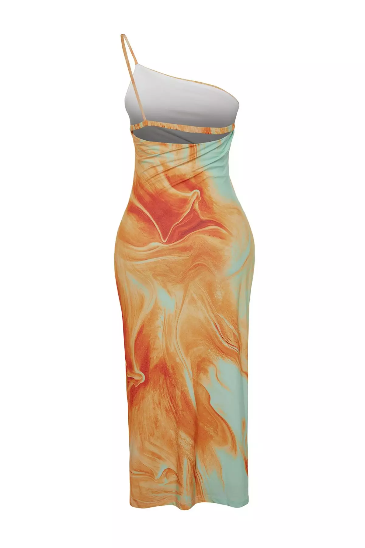 Printed Slinky Dress