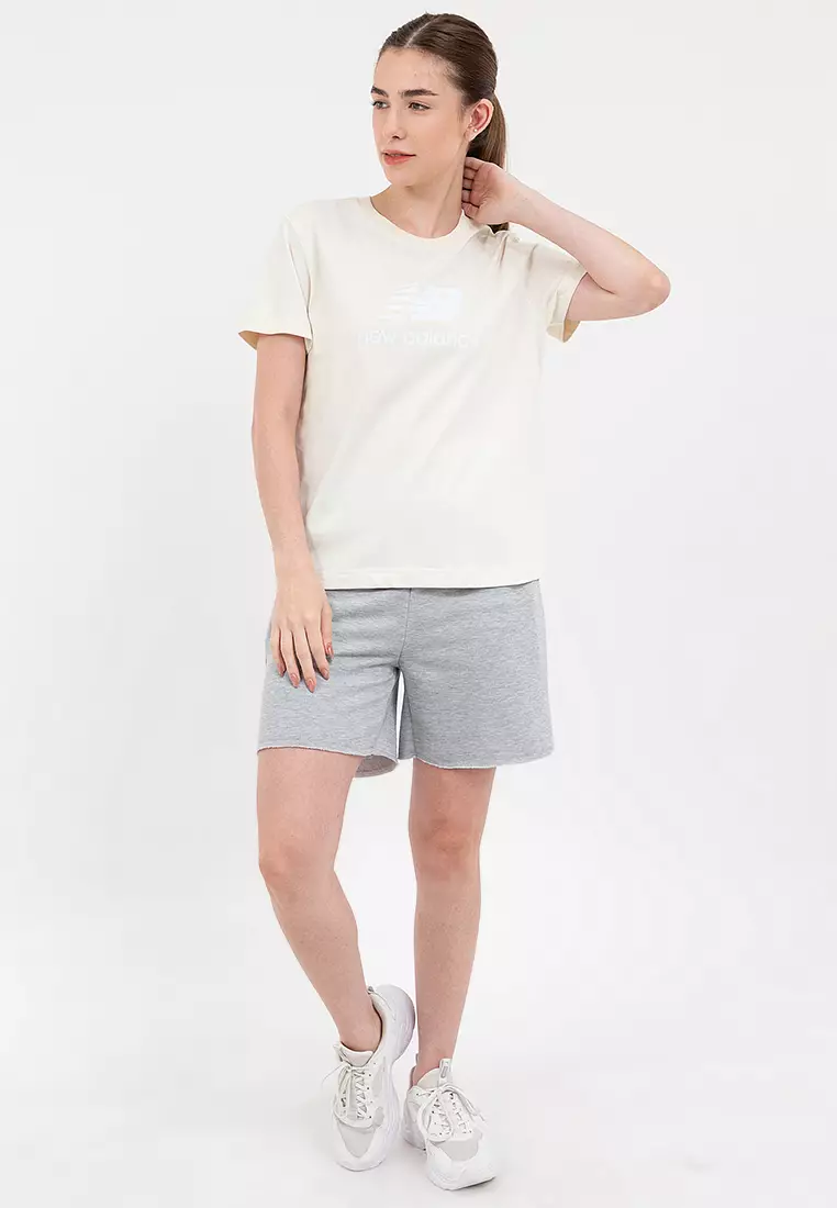 Sport Essentials Jersey Logo T-Shirt Womens TOP-36282