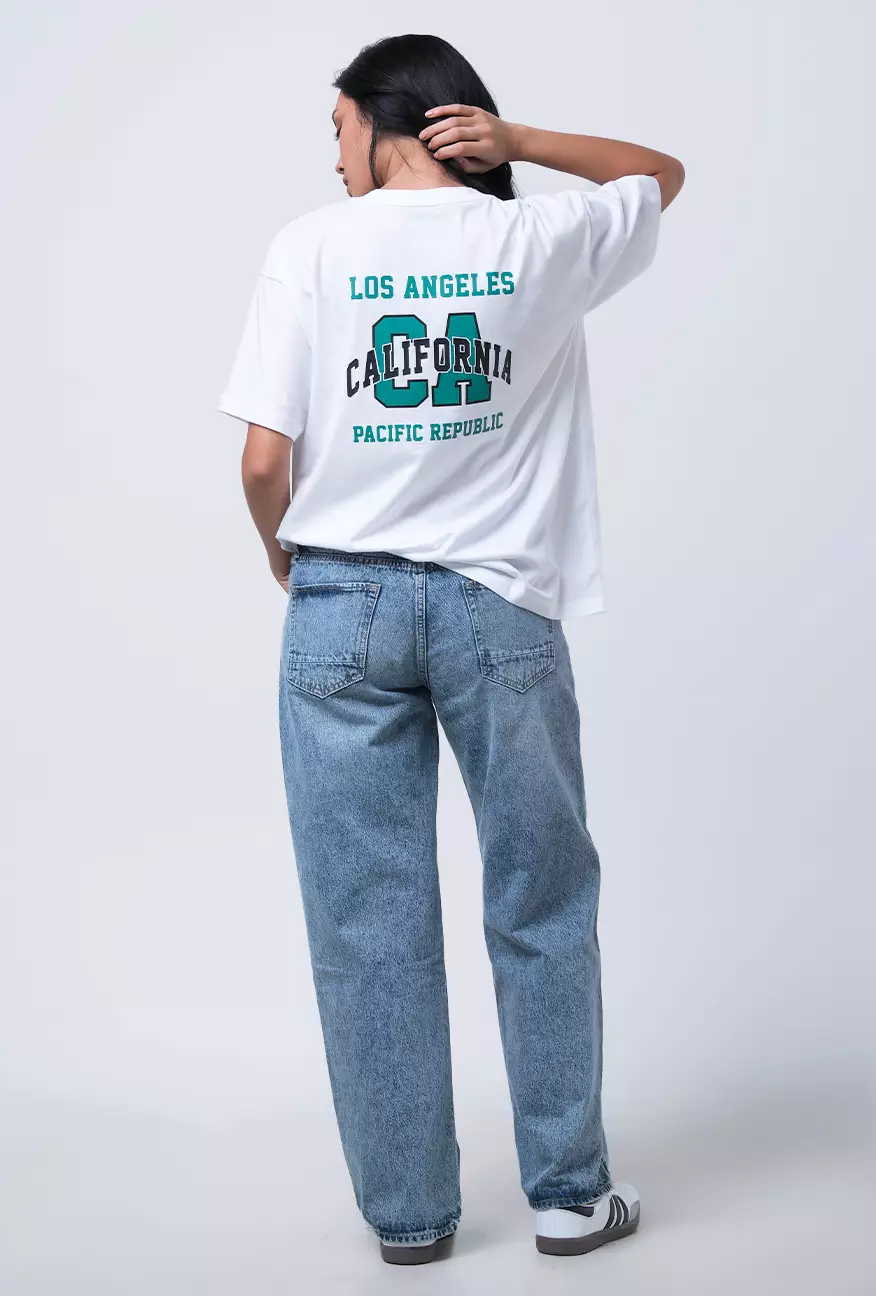 Kaos Oversize Wanita Rhys Offwhite