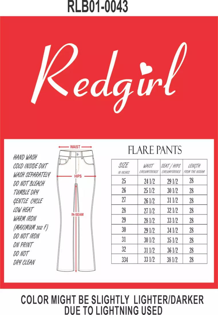 Denim Long Pants Flare Ladies