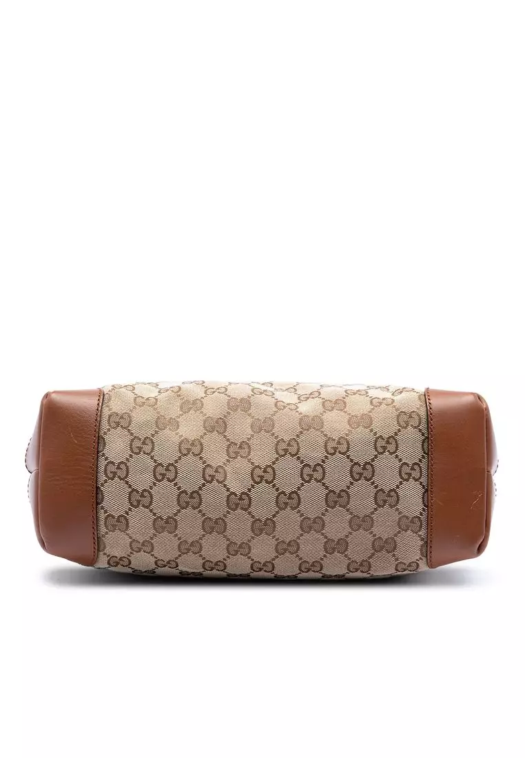 Pre-Loved Gucci Gg Canvas Web Crossbody