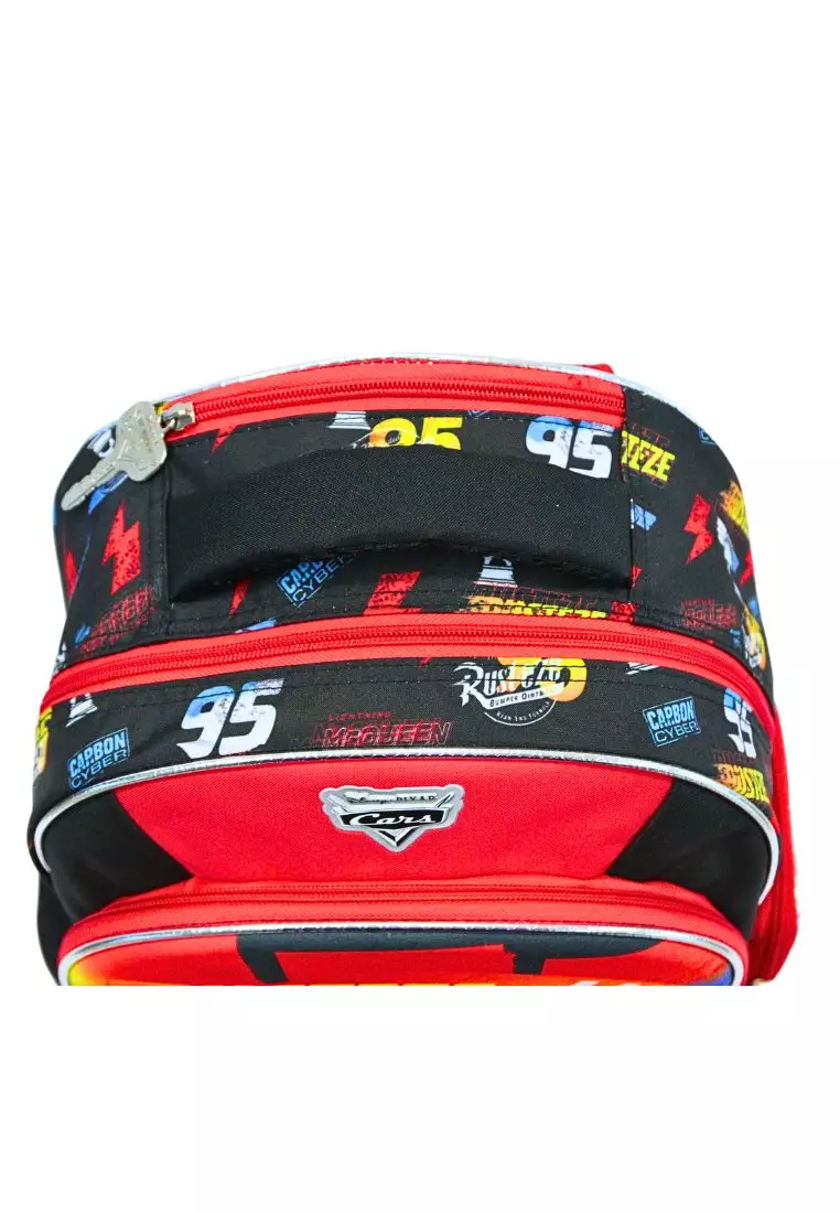 Buy Disney Disney Cars Lightning McQueen 16in Backpack With Rain Hood ...