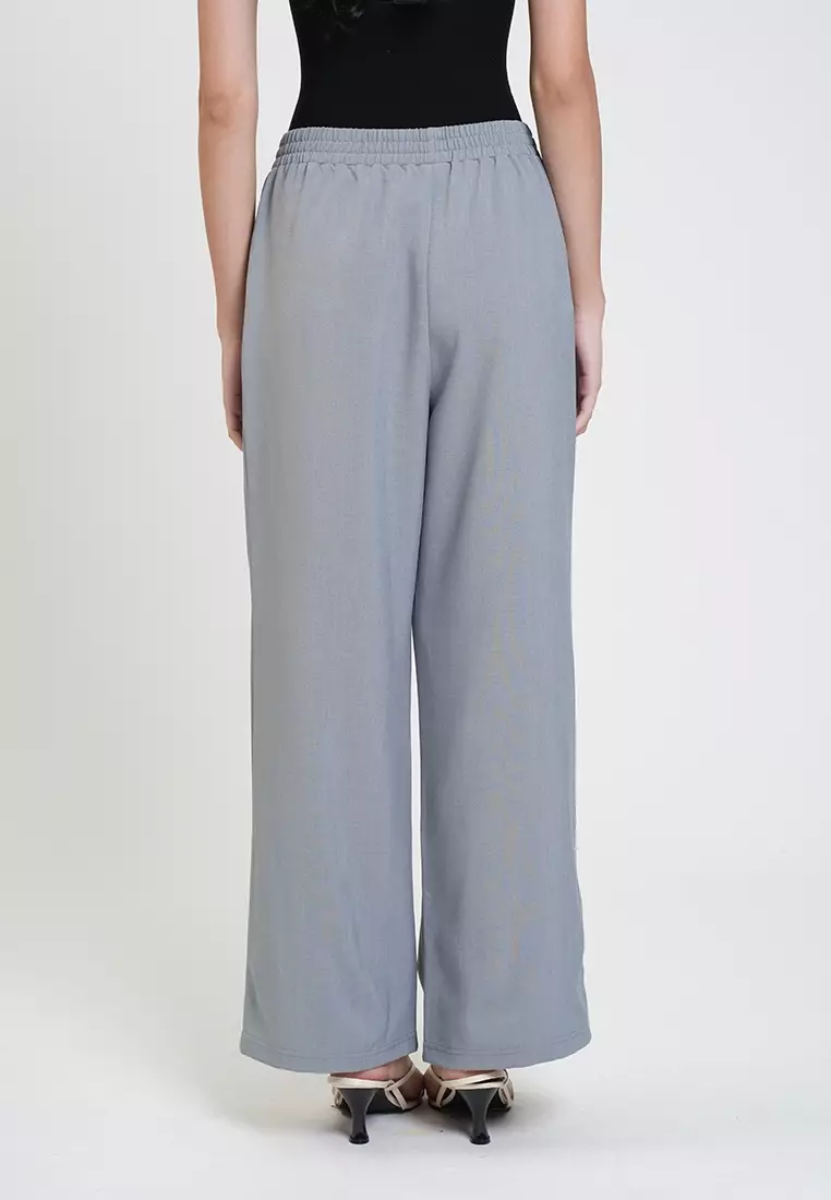 Buy Apple & Eve Jeiah Gartered Wide-Leg Trousers 2026 Online | ZALORA ...