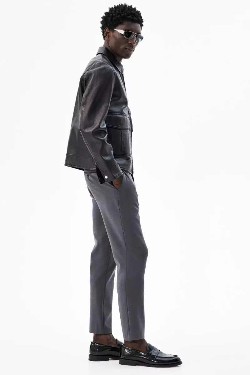 H&m Slim Cropped Trousers Mens Buy H&M Slim Fit Cropped