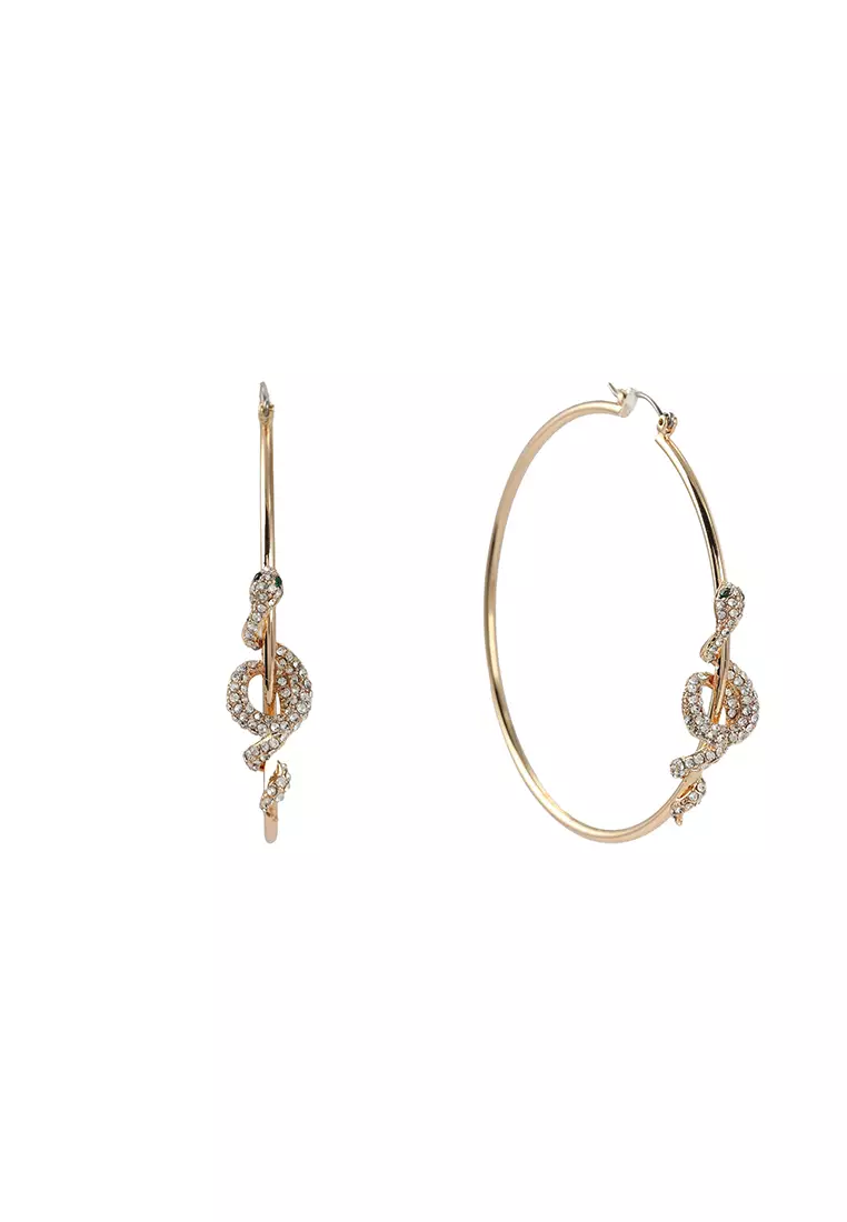 Aldo gold hoop earrings sale