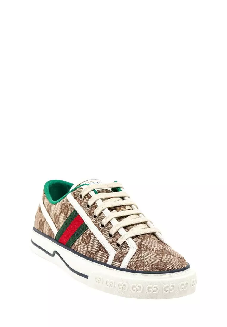 Mens gucci canvas store sneakers
