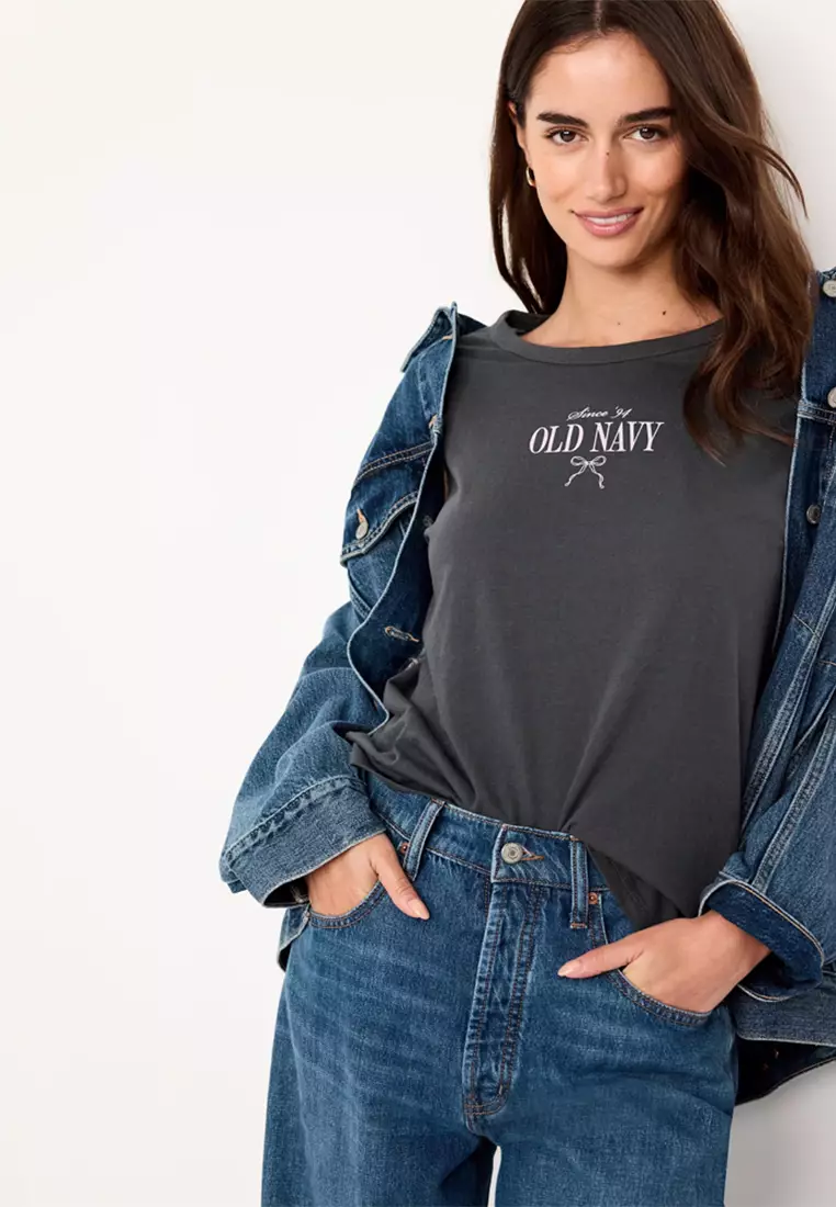 Crew-Neck Logo-Graphic T-Shirt