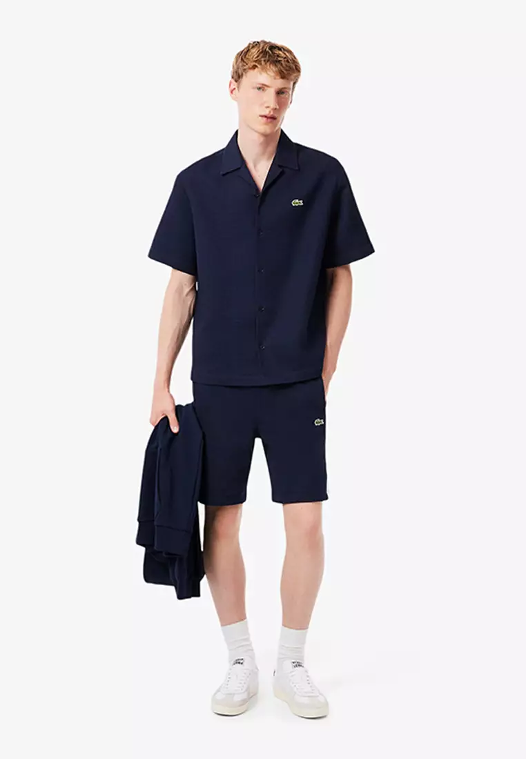 Colour-Block Fleece Shorts