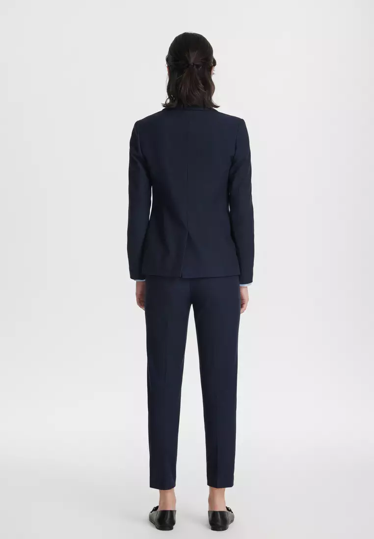 長袖合身剪裁西裝外套