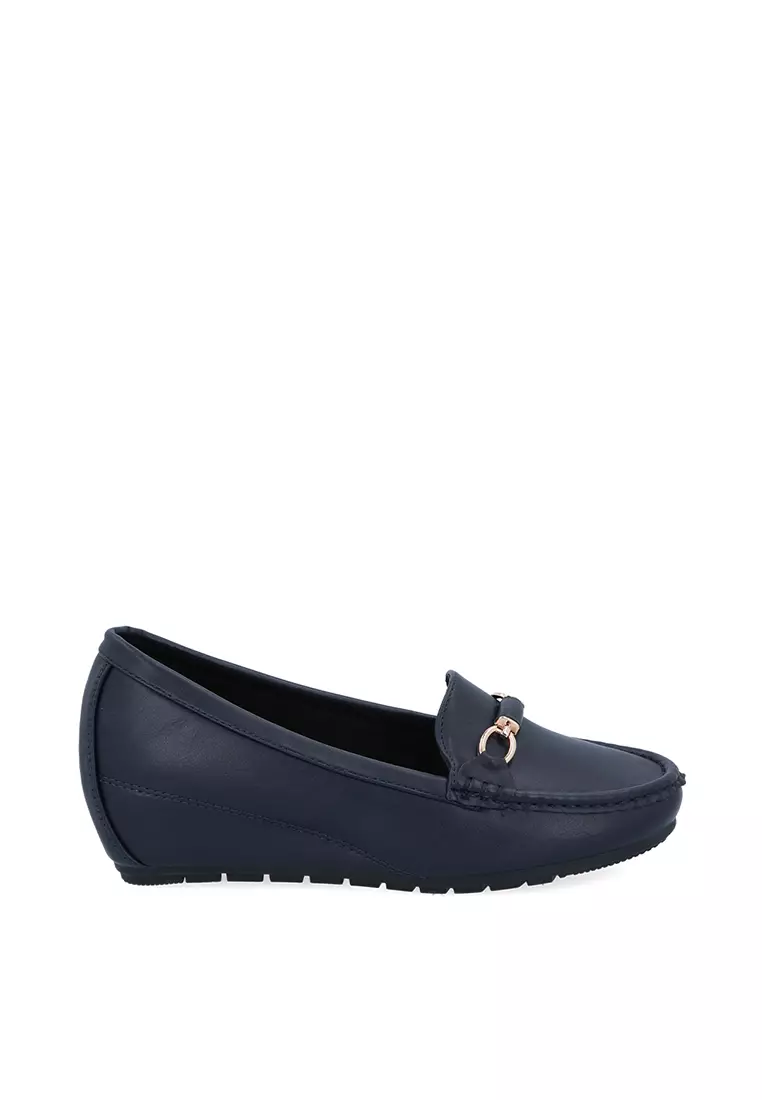 Discount on Carlo Rino  shoes - SKU: Dark Blue Kiara Loafers