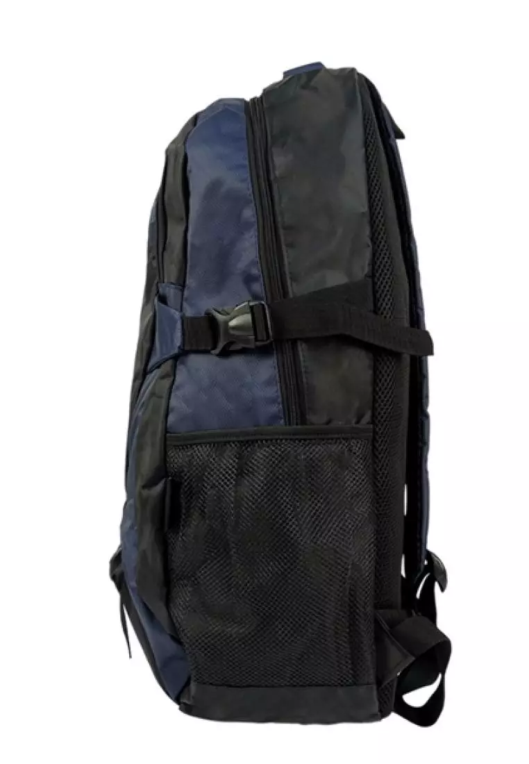 [NEW ARRIVAL] Haitop 45L Venture Style Waterproof Hiking Sports Zipper Outdoor Backpacks Bags - HH2458 NAVY