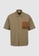 URBAN REVIVO 米褐色 Patch Pocket Short Sleeves Shirt 3AC4DAA8137D76GS_6