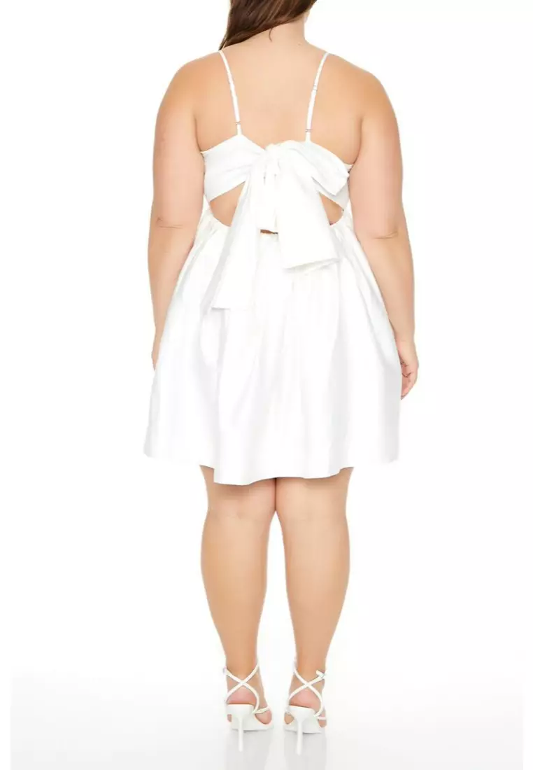 Forever 21 white dress plus size shop