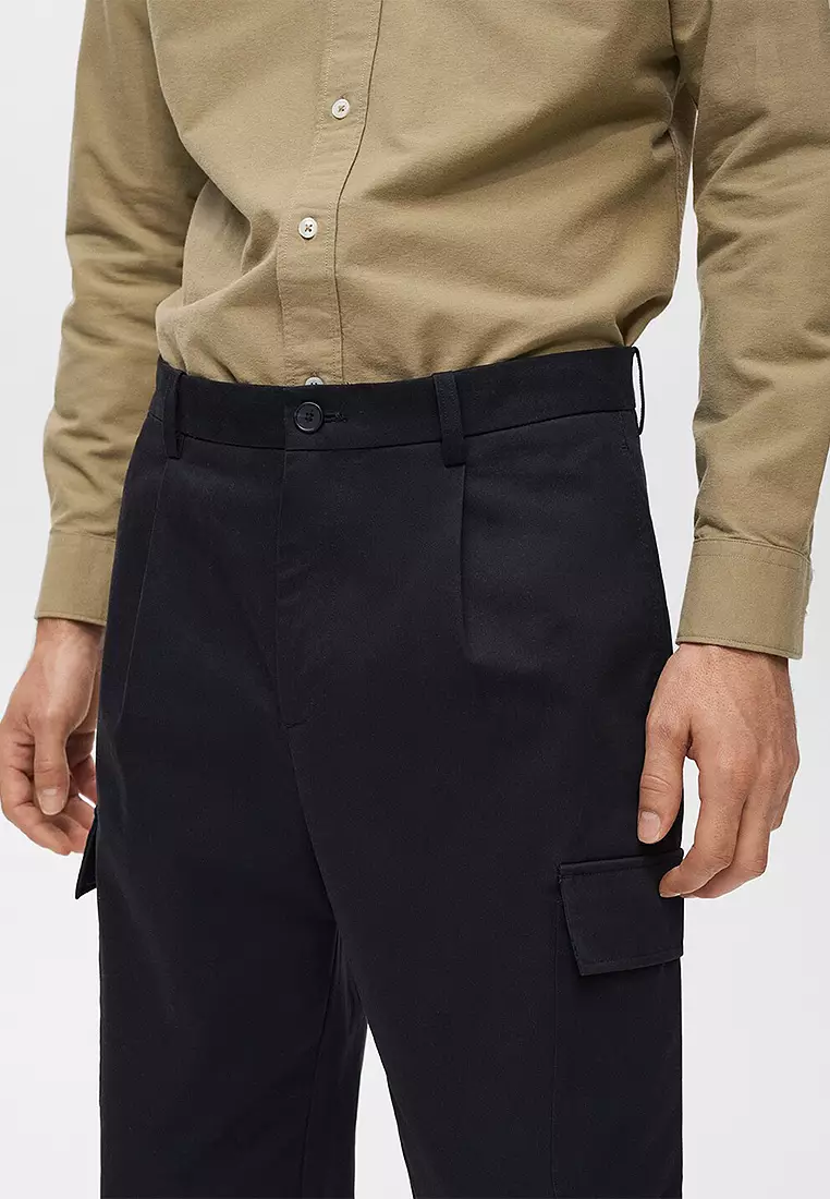 標準剪裁棉工裝褲